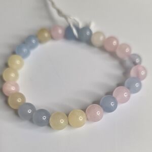 Morganite 8mm Natural Stone.